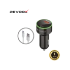 REVOOX Chargeur de Voiture Original 15W RCC-P01 – Double Port USB & Type-C, Charge Rapide Universelle