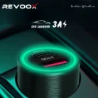 REVOOX Chargeur de Voiture Original 15W RCC-P01 – Double Port USB & Type-C, Charge Rapide Universelle