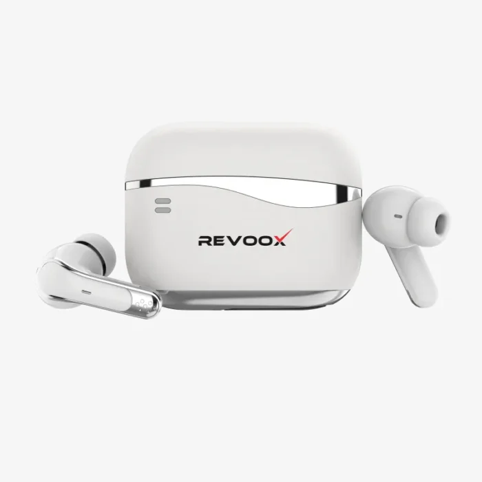 REVOOX Earphones Bluetooth IONIQ RBE-PA01 – Écouteurs Sans Fil Haute Performance avec ANC, 4 Micros & Bluetooth 5.4