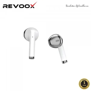 REVOOX IRON RBE-P08 Earphones Bluetooth – Écouteurs Sans Fil Bluetooth V5.3 avec Micro, Autonomie 4H, Type-C, Couleur Argent