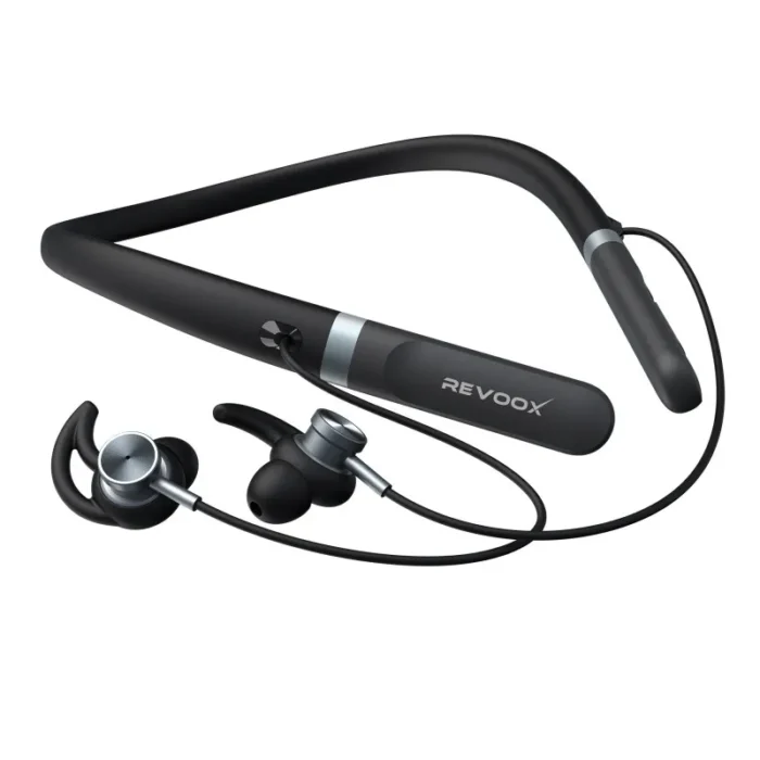 Revoox Necklace RN-01 – Écouteurs Tour de Cou Ultra-Légers avec ENC, IPX5 & Batterie Longue Durée