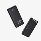 Revoox Power Bank RevoSpark RPB-P202 20000 mAh – Batterie Externe 20W avec Charge Rapide, Multi-Ports USB, Type-C, Micro et Lightning