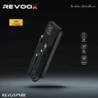 Revoox Power Bank RevoSpark RPB-P100 – Batterie Externe 10000 mAh 15W avec Multi-Ports USB, Type-C, Micro et Lightning
