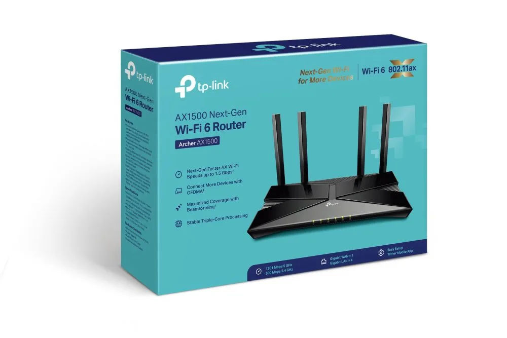 routeur-wifi-6-maison-couverture-large-05 TP-Link Archer AX10 Routeur WiFi 6 AX1500 Mbps Bi-Bande Gigabit Compatible Fibre Optique avec 4 Ports LAN