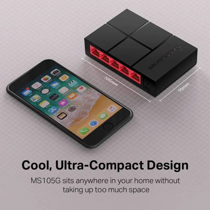 switch-ethernet-tp-link-ms108g-haute-performanc-3 Mercusys MS105G Switch Gigabit 5 Ports