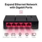 Mercusys MS105G Switch Gigabit 5 Ports