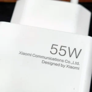 Xiaomi Chargeur Original 55W GaN Turbo avec Câble USB Type-C 6A – Adaptateur Secteur Charge Rapide Compatible Redmi, Mi, Samsung