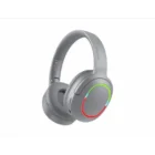 Deep Bass R19 – Casque Bluetooth V5.3 Sans Fil avec Carte TF, FM Radio & Lumières RGB