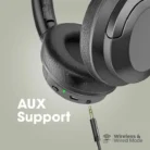 DeepBass R500 Casque Sans Fil ANC – Hi-Fi Premium avec Réduction Active du Bruit, Bluetooth 5.3 & 16H d’Autonomie