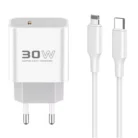 Konfulon C18C – Chargeur Original 30W Super Fast Charge Type-C vers Lightning pour iPhone