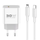 Konfulon C18C – Chargeur Original 30W Super Fast Charge Type-C vers Lightning pour iPhone