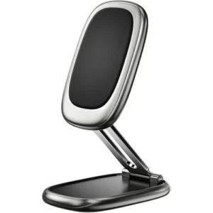 Support Voiture Téléphone Magnétique Pliable DM-17 – Fixation Puissante, Rotation 360° Design Compact Universel