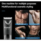 Kemei Tondeuse KM-1838 – Étanchéité IPX7, Lames Céramique, Recharge Rapide USB-C & Design Ergonomique