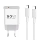 Konfulon C18C – Chargeur Original 30W Super Fast Charge Type-C vers Type-C