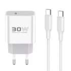 Konfulon C18C – Chargeur Original 30W Super Fast Charge Type-C vers Type-C