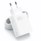 XIAOMI Chargeur Original 33W – Super Fast Charge avec câble Type-C pour Mi, Poco & Samsung