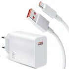XIAOMI Chargeur Original 33W – Super Fast Charge avec câble Type-C pour Mi, Poco & Samsung