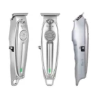 Tondeuse professionnelle Kemei KM-1948 Dry Brush White avec écran LCD