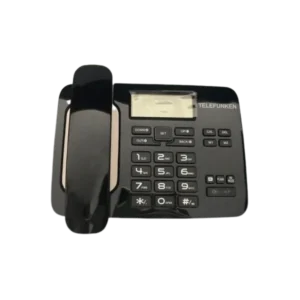 Téléphone Fixe Filaire Telefunken TB301 | Analogique, Mains-Libres, Répertoire 50 Numéros