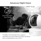 TP-Link Tapo C212 Caméra WiFi Panoramique 360° Inclinable Full HD avec Vision Nocturne, Détection de Mouvement et Audio Bidirectionnel
