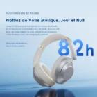 Oraimo BoomPop Pro Casque Sans Fil ANC Hybride | Autonomie 82H, Bluetooth 5.4, HavyBass