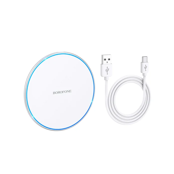 BOROFONE Ultra Slim Wireless Fast Charger 15W – Chargeur rapide sans fil universel