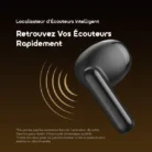 Oraimo SpaceBuds Air AirOTW-324S – Écouteurs Sans Fil Véritables 38h avec Localisateur Intelligent