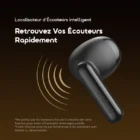 Oraimo SpaceBuds Air AirOTW-324S – Écouteurs Sans Fil Véritables 38h avec Localisateur Intelligent