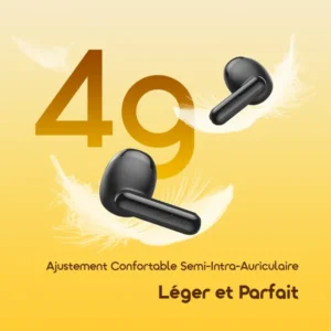 Oraimo SpaceBuds Air FreeFire – Écouteurs Sans Fil 38h | IPX4 & Localisateur Intelligent