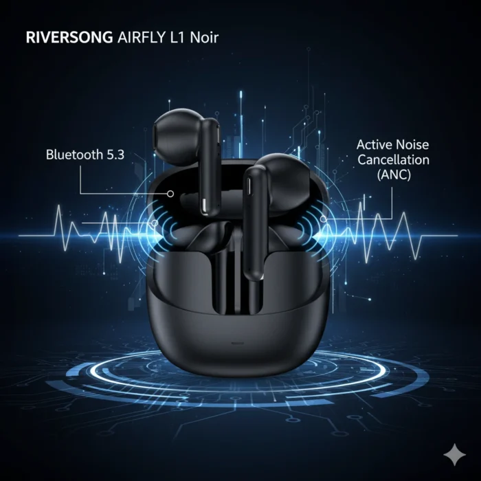 riversong-motive-10-gt-smartwatch-gps-multi-systemes (1) RIVERSONG AIRFLY L1 Noir – Écouteurs Sans Fil Bluetooth 5.3 avec Réduction de Bruit Active (ANC)