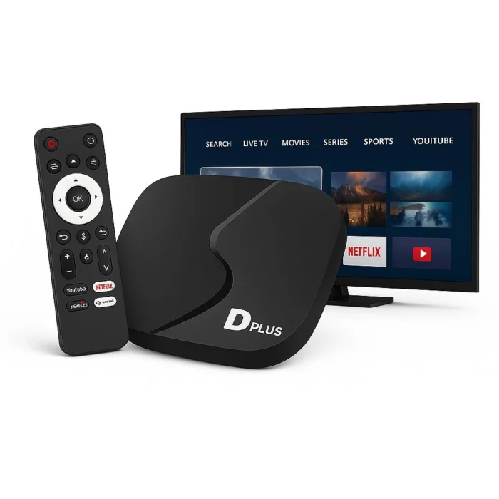 Box Android TV D96 - Android 14.0 - 8K Ultra HD - 2Go RAM / 16Go ROM - Wi-Fi 6 & Google Assistant -Inclus 1 An d'Abonnement SmartX2
